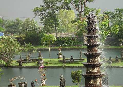 Tirta Gangga Water Palace — A former royal water garden with stepping-stone pools