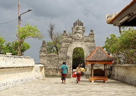 Uluwatu Temple — A sea temple perched on a 70-metre cliff edge